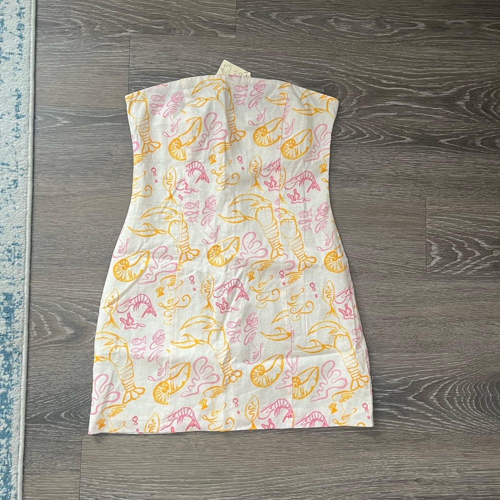Peppermayo Pink and Yellow Mini Dress